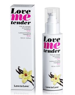 Love me Tender - Verwarmende Massageolie - Vanille — thumbnail 2