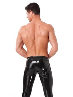 Rimba - Latex Heren Broek - Zwart L — thumbnail 2