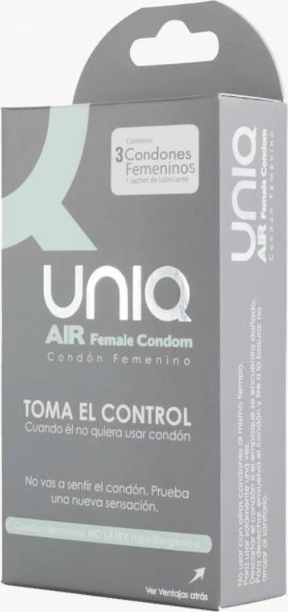 UNIQ | Uniq Air Female Condom 3 Units — afbeelding 1