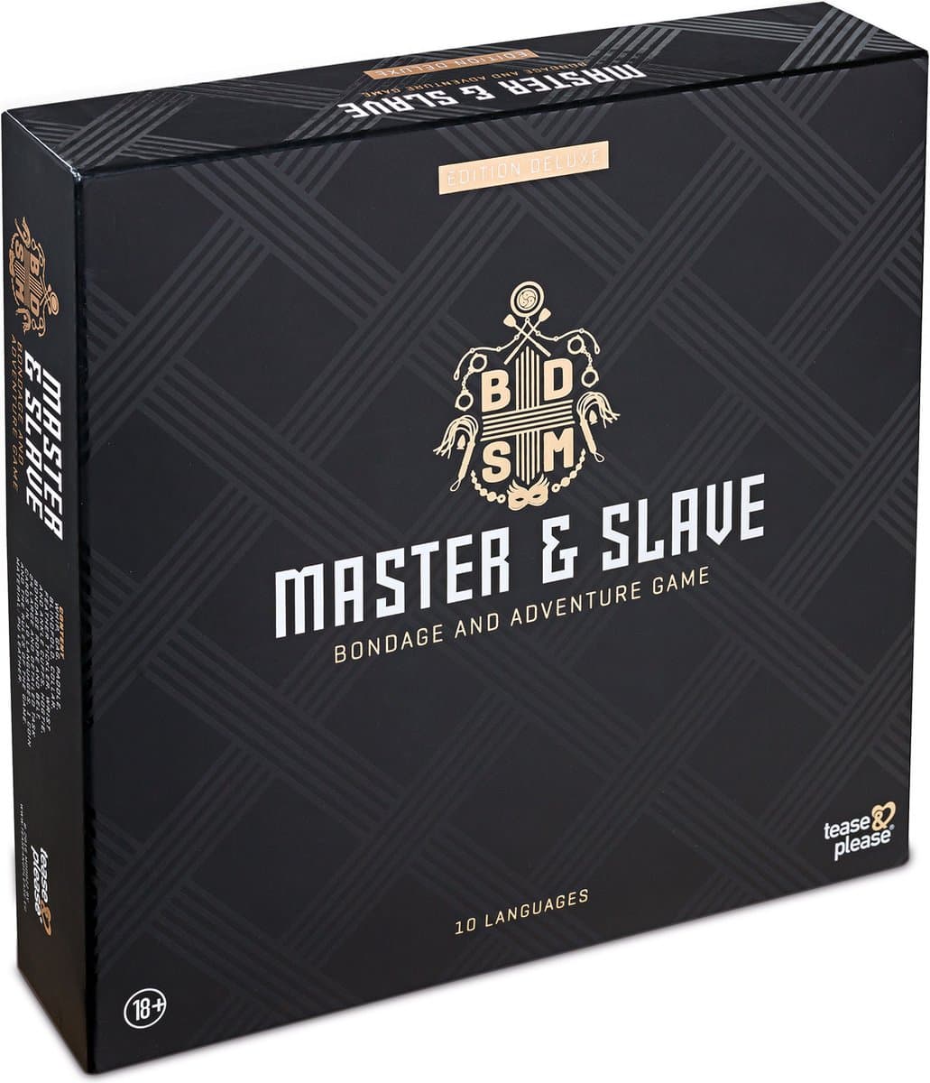 Tease & Please Master & Slave Deluxe - Multicolor - Erotisch Bordspel — afbeelding 1