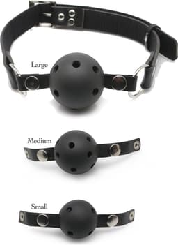 Pipedream Fetish Fantasy mondknevel Ball Gag Training System zwart — thumbnail 1