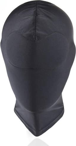 Banoch - Mask Full Black - Spandex Masker - BDSM - Zwart — thumbnail 1
