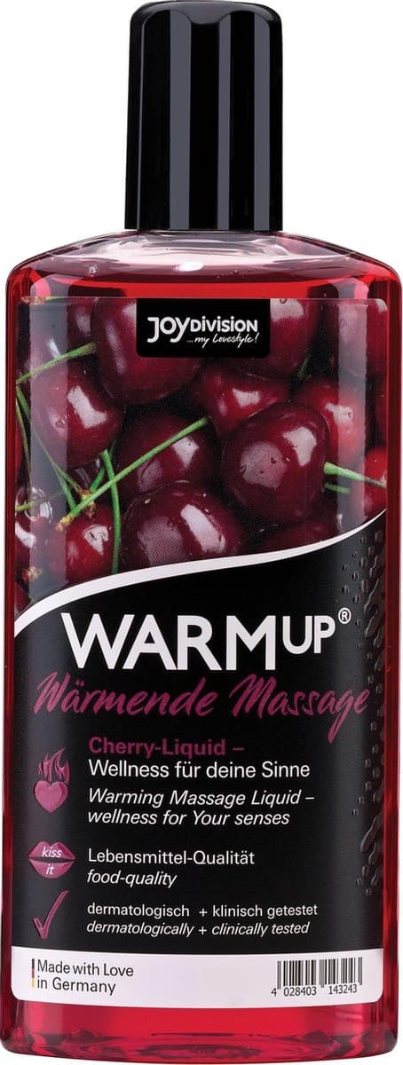 Joy Division-Warmup Kirsch - 150 ml - Massageolie — afbeelding 1