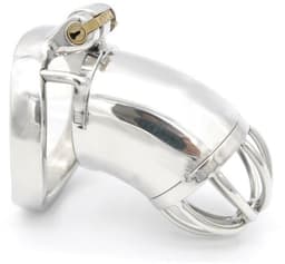 Nooitmeersaai - Peniskooi met slot - Metaal - Zilver - 40mm — thumbnail 5