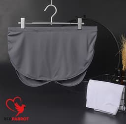 Sexy heren boxershort - Grijs - Naadloos - Pouch - Erotisch - Knoopje — thumbnail 4