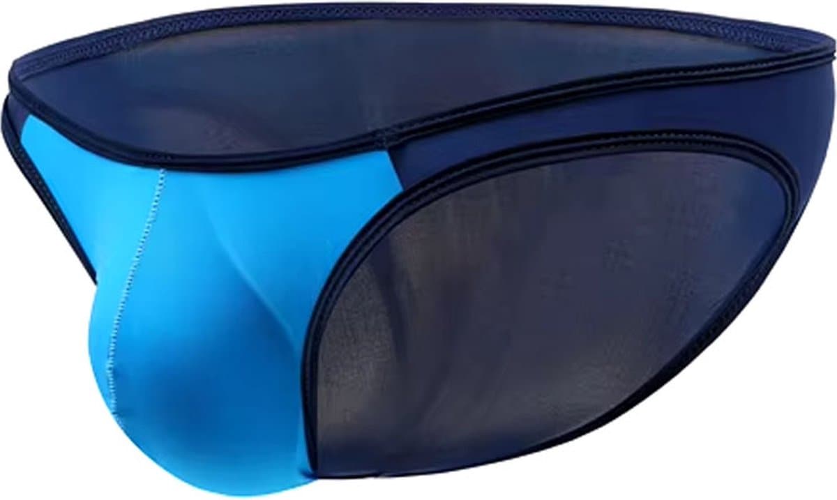 Blauw-Navy Heren Slip - Heren Lingerie - String Ondergoed Mannen — afbeelding 1