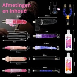 Rhoades Neukmachine met 14 Accessoires - Dildo's - Pocket Pussy - Glijmiddel - Toycleaner - Camera Telefoonhouder - Meest Uitgebreide Sex Machine in de Benelux - Unisex - Fuck machine - Fuckmachine - Seksmachine - Sexmachine - Discreet Verzonden — thumbnail 2