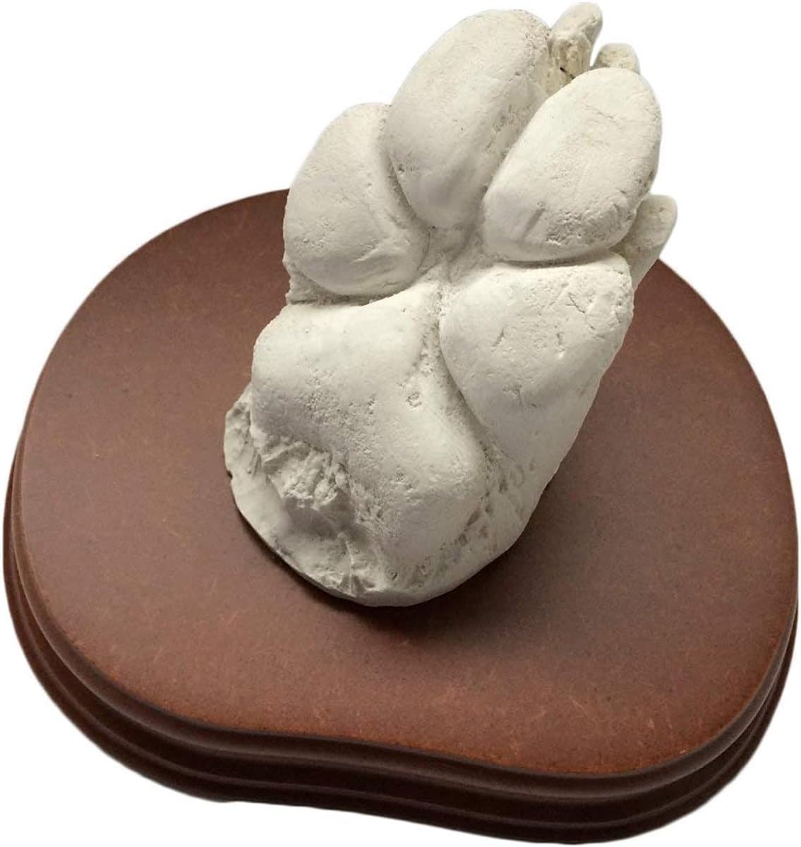 Handen Sculptuur Set - Liefdesbeeld - Romantisch Cadeau - Inclusief Houten Sokkel - 20 x 18 cm — afbeelding 1