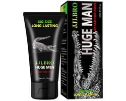 Huge XXL Cream gel voor Mannen - Versterkt erectie & Verhoogt Genot. Tube 50 ml.