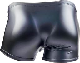 BamBella ® - Boxer short - Maat L - MAT glans - Zwart BDSM kleding kruisloos open kruis erotische heren kleding — thumbnail 4