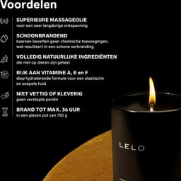 LELO – Massagekaars – Black Pepper & Pomegranate — thumbnail 3