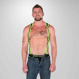 665 Neoprene - Riemenbody - Bretels Heckler Harness - Zwart/Groen - Maat L/XL — thumbnail 1
