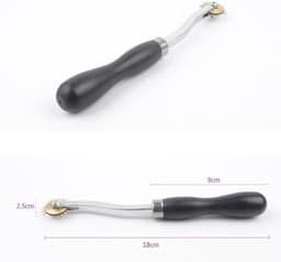 Stimulatiewiel – BDSM Pinwheel – Erotisch Speeltje – Thickler Wheel – Voor Voorspel – Metaal – Compact Formaat – Zilver — thumbnail 2