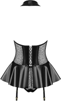 Obsessive Sexy Korset met String – Erotisch Korset – Maat S/M –  Zwart — thumbnail 3