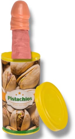 Fop Cadeau Spring Penis In Blik - Jumping Penis in Can – Pistachios - Verrassende Gag Gift! — thumbnail 6