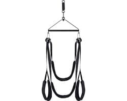 Luxe Sex love swing / seksschommel / Zwart metalen ophangsysteem