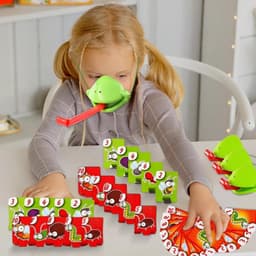 Kikkerspel Tongspel - Interactief Spel - Feestjes Spelen - Snelheidsspel - Voor 2 of 4 spelers - Meerdere kleuren — thumbnail 3