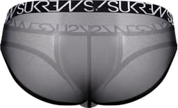 SUKREW Sheer Low-rise Brief Underground Black - MAAT L - Erotisch Heren Ondergoed - Slip voor Man - Sexy mannen Slip — thumbnail 2