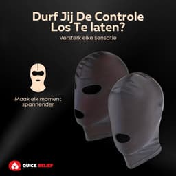 Quick Relief Mask™ - BDSM Masker - Set van 2 SM Maskers - Erotiek - Sexy Masker - Spannend voor Koppels - Bondage Seks - Fetish masker - Bondage masker — thumbnail 10