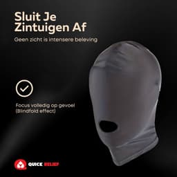 Quick Relief Mask™ - BDSM Masker - Set van 2 SM Maskers - Erotiek - Sexy Masker - Spannend voor Koppels - Bondage Seks - Fetish masker - Bondage masker — thumbnail 9