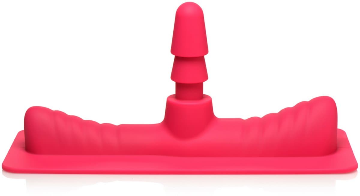 XR Brands Sexy Zadeladapter met Dildo -/beige seksmeubel - Roze — afbeelding 1