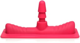 XR Brands Sexy Zadeladapter met Dildo -/beige seksmeubel - Roze — thumbnail 1