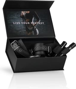 EasyToys - Over the Door Wrist Cuffs - Duurzaam - Bondage Set - Handboeien - BDSM Set - BDSM Toys - Rollenspel Erotiek - Erotisch Spel - Sex Toys voor Vrouwen en Mannen - Zwart — thumbnail 9