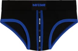 Barcode Berlin Mesh Brief Sicile Black-Blue - MAAT S - Erotisch Heren Ondergoed - Slip voor Man - Sexy mannen Slip — thumbnail 1