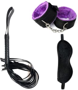 Oneay Luxe BDSM Set voor Koppels - 23 Delig - Bondage - Oogmasker – Zweep – Tepelklemmen - BDSM Extreme – Sex Toys Couples – Verstelbaar - Rood — thumbnail 3