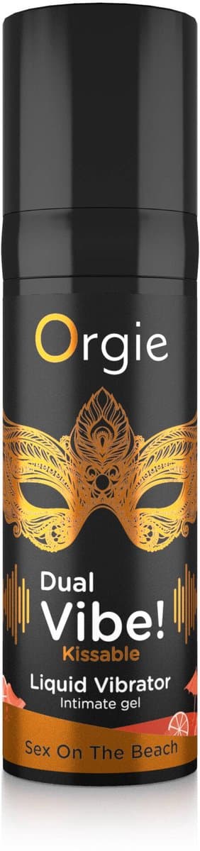 Orgie - Dual Vibe! Kissable Liquid Vibrator - Sex On The Beach - 0.5 fl oz / 15 ml — afbeelding 1