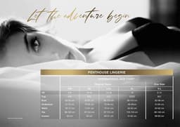 Penthouse Lingerie Naughty Doll - Erotische Babydoll - Maat M/L - Wit — thumbnail 2