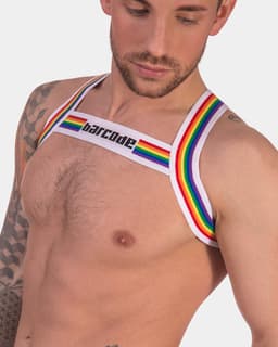 Barcode Berlin Multipack Backless Brief Pride Black + Pride Harness - MAAT XL - Erotisch Heren Ondergoed - Slip voor Man - Sexy mannen Slip — thumbnail 3