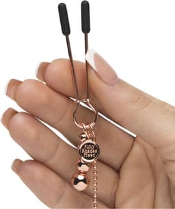 Fifty Shades kraalketting tepel en clitorisklem goud — thumbnail 4