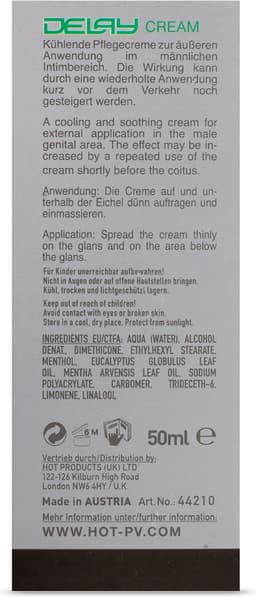 Hot-Hot Delay Creme 50 Ml-Creams&lotions&sprays — thumbnail 6