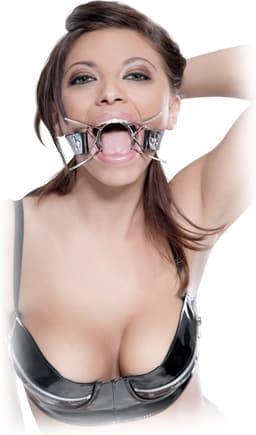 Pipedream FF Extreme mondknevel Spider Gag zwart — thumbnail 3