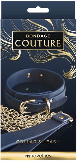 Halsband met Ketting Bondage Couture - Blauw* — thumbnail 3