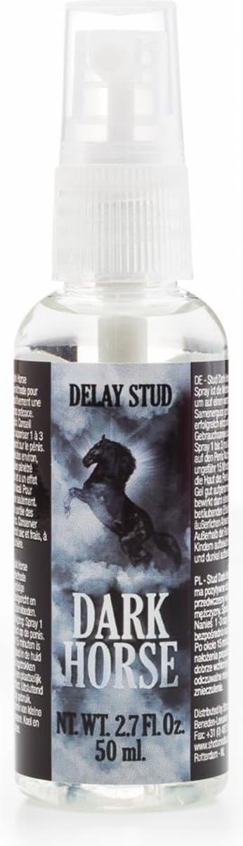 Shots Pharmquests delay spray/gel Dark Horse Delay Spray 50 ml — afbeelding 1