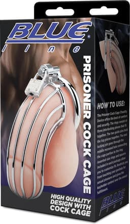 BlueLine – Prisoner Cock Cage – Zilver — thumbnail 6