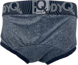 BodyQ Herenlingerie – Sexy Herenboxer in Grijs-Zwart | Comfortabel & Verleidelijk – Maat XL — thumbnail 3