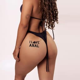 Erotische Tijdelijke Tattoo I LOVE ANAL – Sexy Neptattoo Volwassenen – Plak Tattoos voor BDSM & Rollenspellen — thumbnail 5