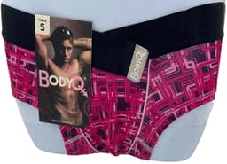 BodyQ Men's Underwear Boxer - 2 Kleuren Roze & Zwarte Band - XS - Sexy Lingerie voor Mannen — thumbnail 1