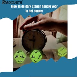 Paloqueth® Erotische Dobbelstenen Set - Glow in the dark - erotiek - Seks spel voor Koppels - Verschillende Standjes - Erotische Dobbelstenen - Seks Dobbelstenen - Erotisch Spel - Sex Dice - Bachelor gift - Vrijgezellenfeest - Erotische spelletjes — thumbnail 4