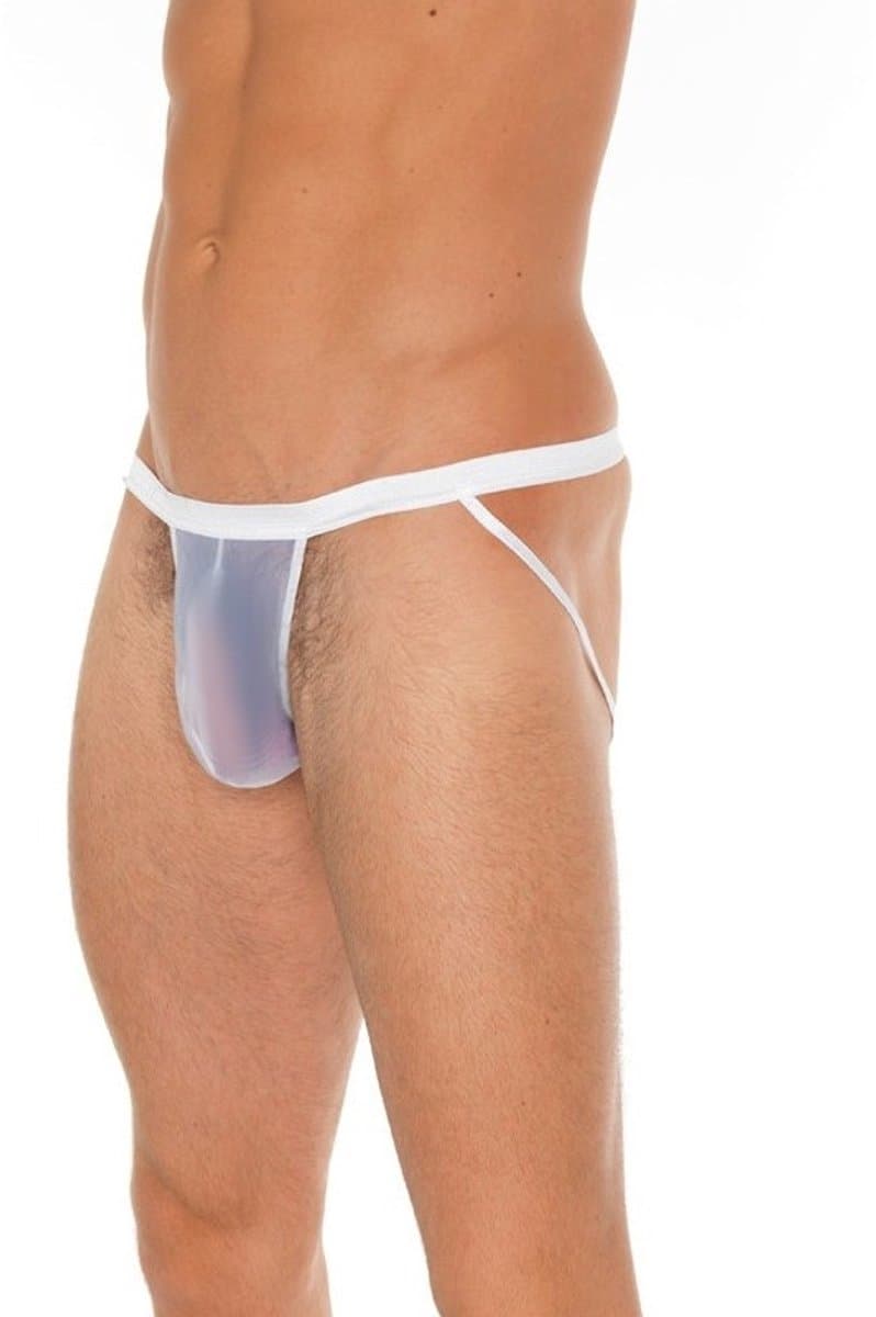 Nooitmeersaai - Doorzichtige Jockstrap - Polyamide - Wit - One-size — afbeelding 1