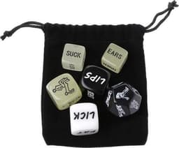 Knaak Erotische Dobbelstenen - 36 Opties en Posities - Glow in the Dark & Black and White Edition — thumbnail 1