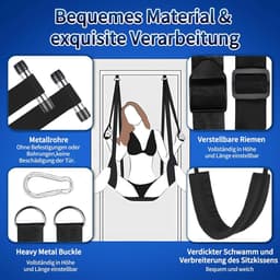 MKSS® Sex Schommel Volwassenen - Sex Stoel - Sex Toys voor Koppels - Zwart — thumbnail 2