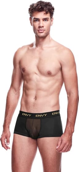 Envy Transparante Mesh Herenshort - Zwart — thumbnail 1