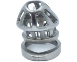 BON4MHinged RVS Small & Medium kuisheidskooi Male Chastity Cage Stainless Steel Chastity Device
