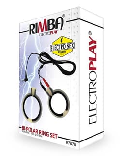 Rimba Electro Sex cock rings bi-polar round 2 pcs — thumbnail 3