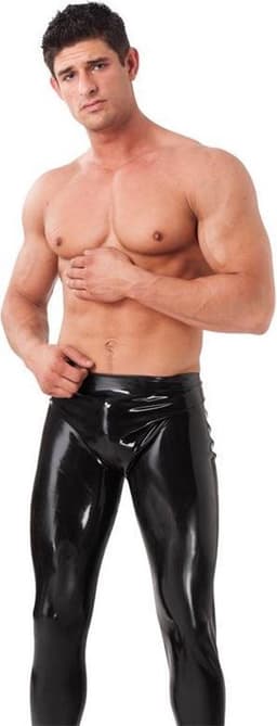 Rimba - Latex Heren Broek - Zwart L — thumbnail 4