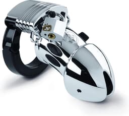 PUBIC ENEMY NO 1 COCK CAGE ZILVER EDITION - elektronische stimulatie — thumbnail 1